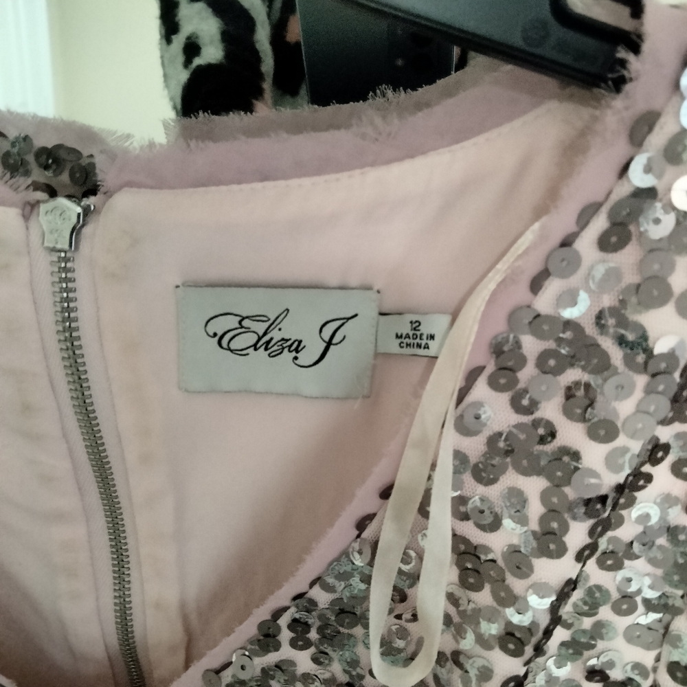 Eliza j dress wedding quest dress formal midi 3/4 sleeve mad men dress - Picture 11 of 11